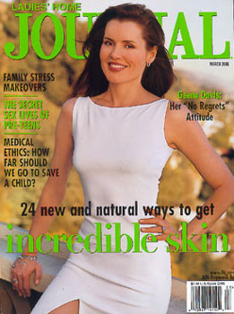 Ladies' Home Journal Geena Davis